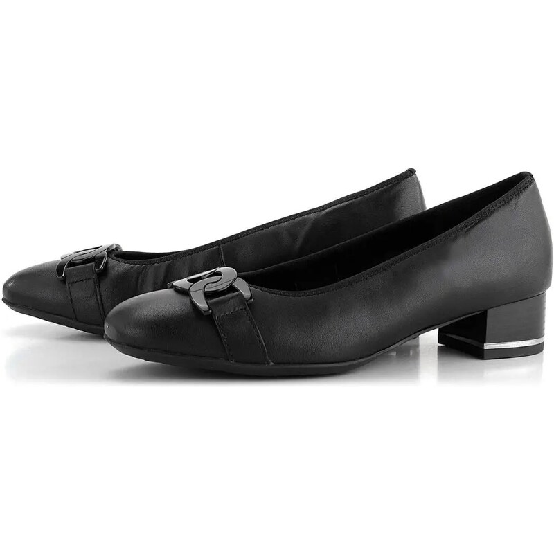 Ara shoes Дамски обувки на нисък ток Ara естествена кожа черни