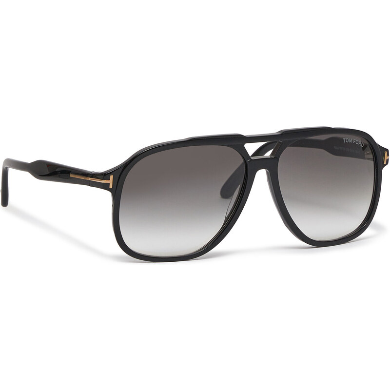 Слънчеви очила Tom Ford FT0753 Shiny Black /Gradient Smoke 01B