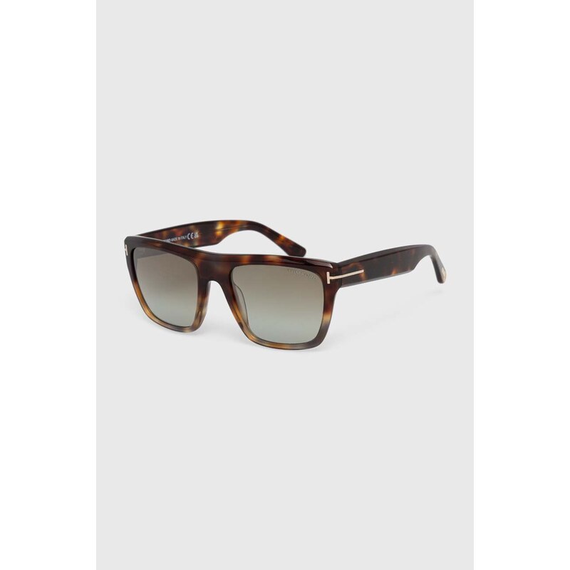 Слънчеви очила Tom Ford в кафяво FT1077_5555G