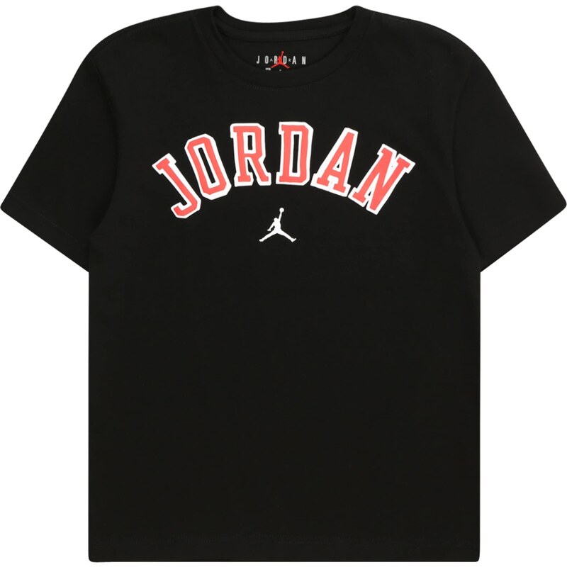 Jordan Тениска 'FLIGHT HERITAGE' пъпеш / черно / бяло