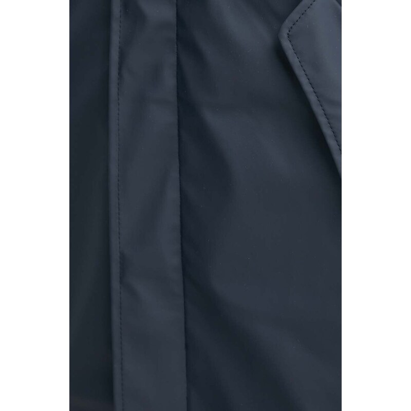Яке Rains 18010 Fishtail Jacket в тъмносиньо преходен модел