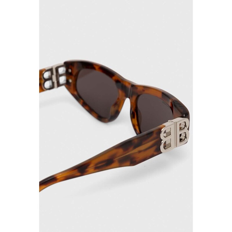 Слънчеви очила Balenciaga BB0095S в кафяво