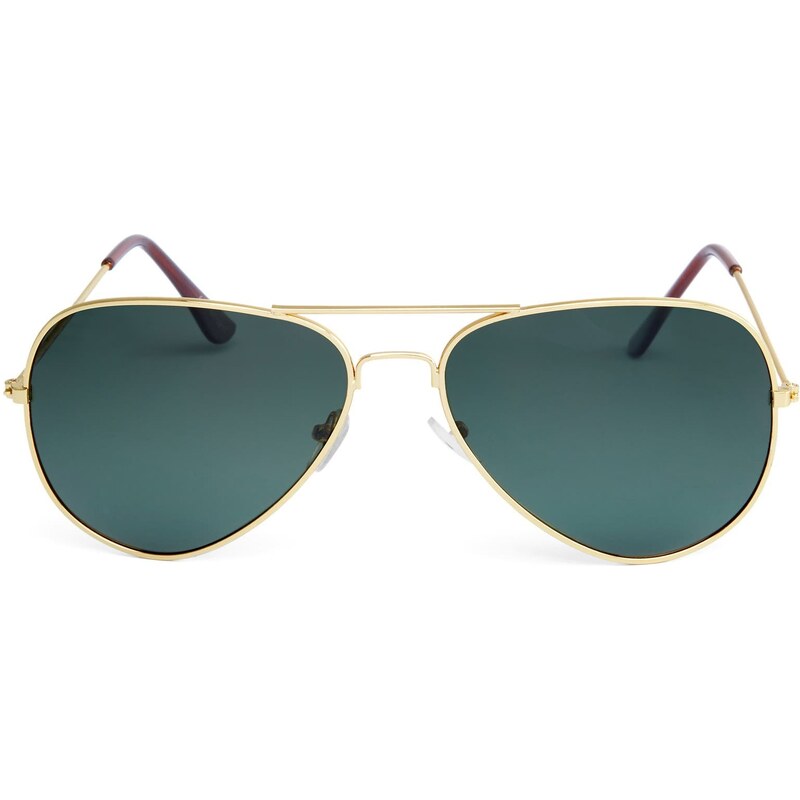 Paul Riley Поляризирани авиаторски слънчеви очила в златисто и тъмнозелено