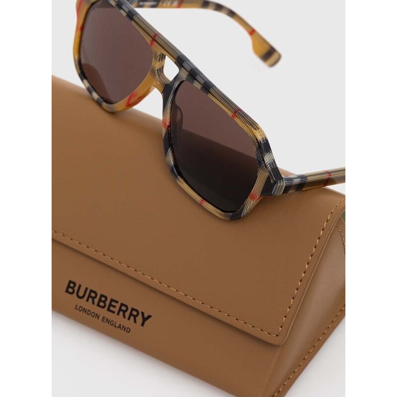 Детски слънчеви очила Burberry в бежово 0JB4340