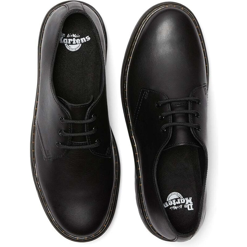 Кожени половинки обувки Dr. Martens Thurston Lo в черно DM26161001
