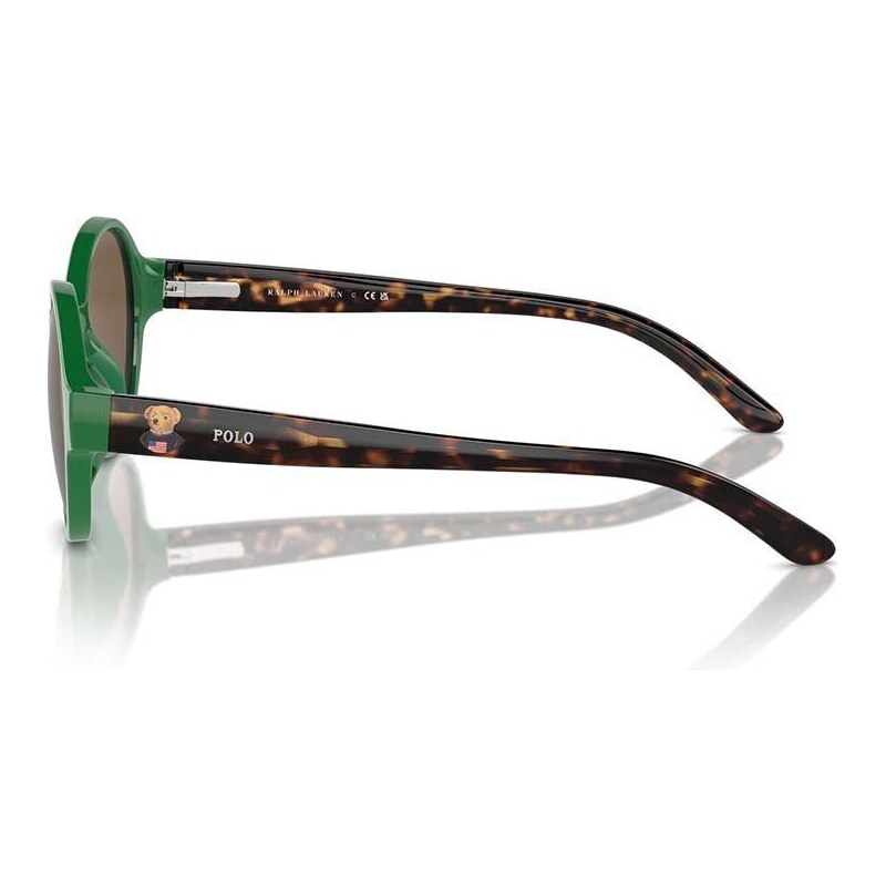 Детски слънчеви очила Polo Ralph Lauren в зелено 0PP9508U