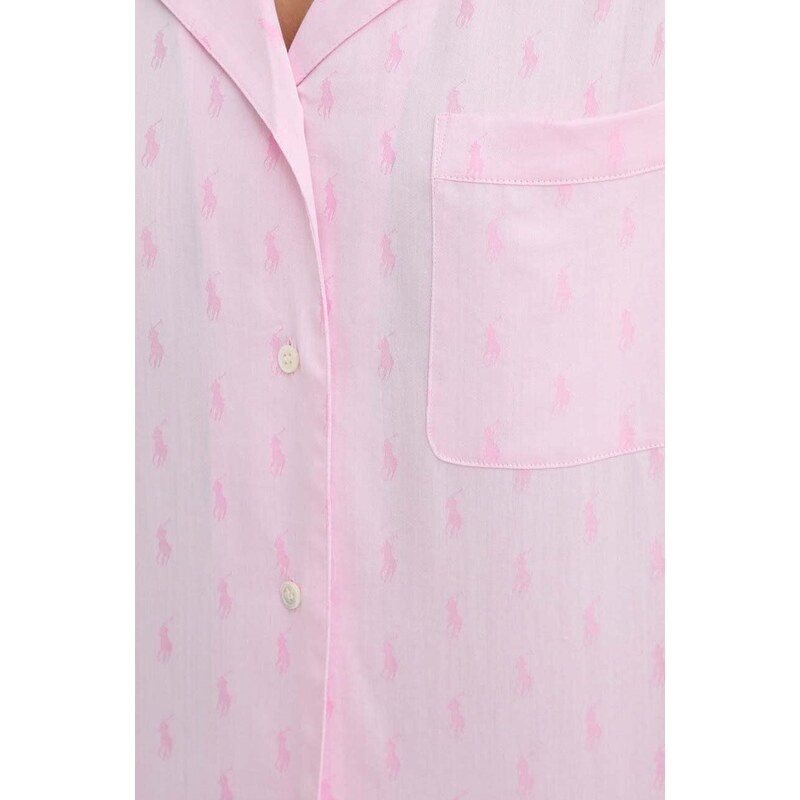 Пижама Polo Ralph Lauren дамска в розово 4P0047
