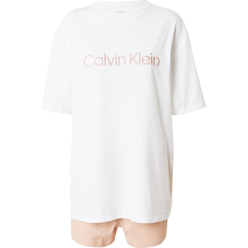 Calvin Klein Underwear Шорти бежово / бяло