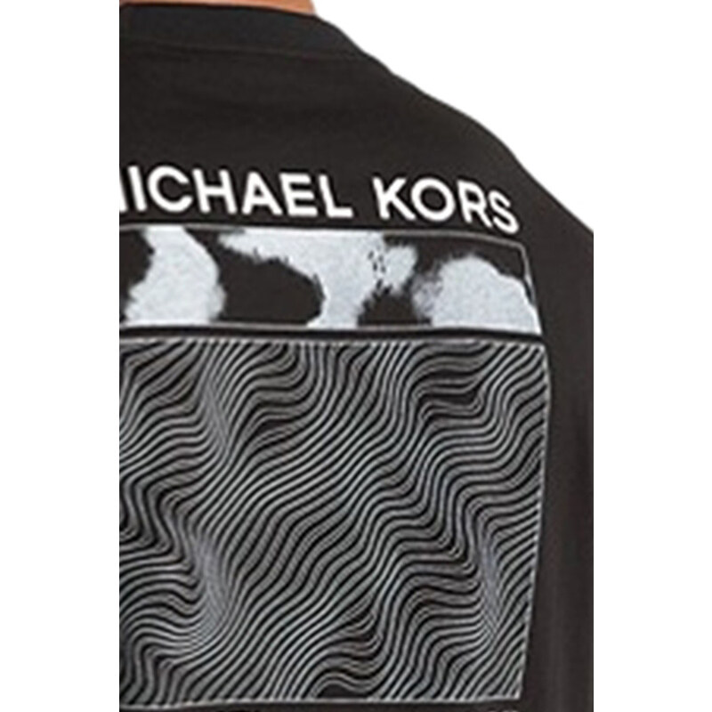 MICHAEL KORS T-Shirt Split Kors Tee CS4521UFV4 001 black