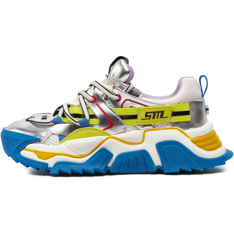 Сникърси Steve Madden Kingdom-E Sneaker SM19000086-04005-BSV Blu/Silver