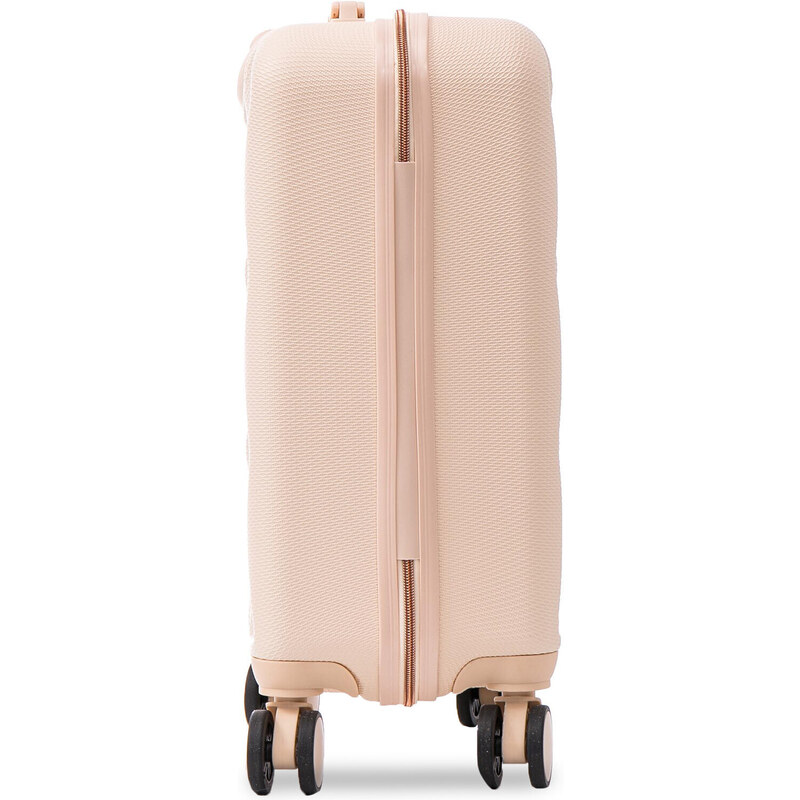 Самолетен куфар за ръчен багаж Semi Line T5724-2 Ecru