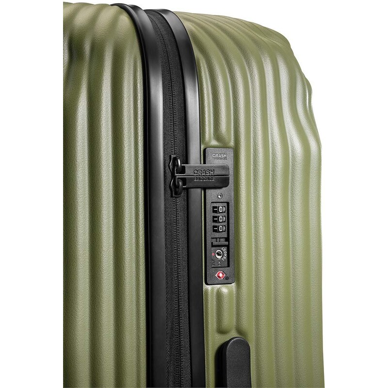 Куфар Crash Baggage STRIPE в черно CB151