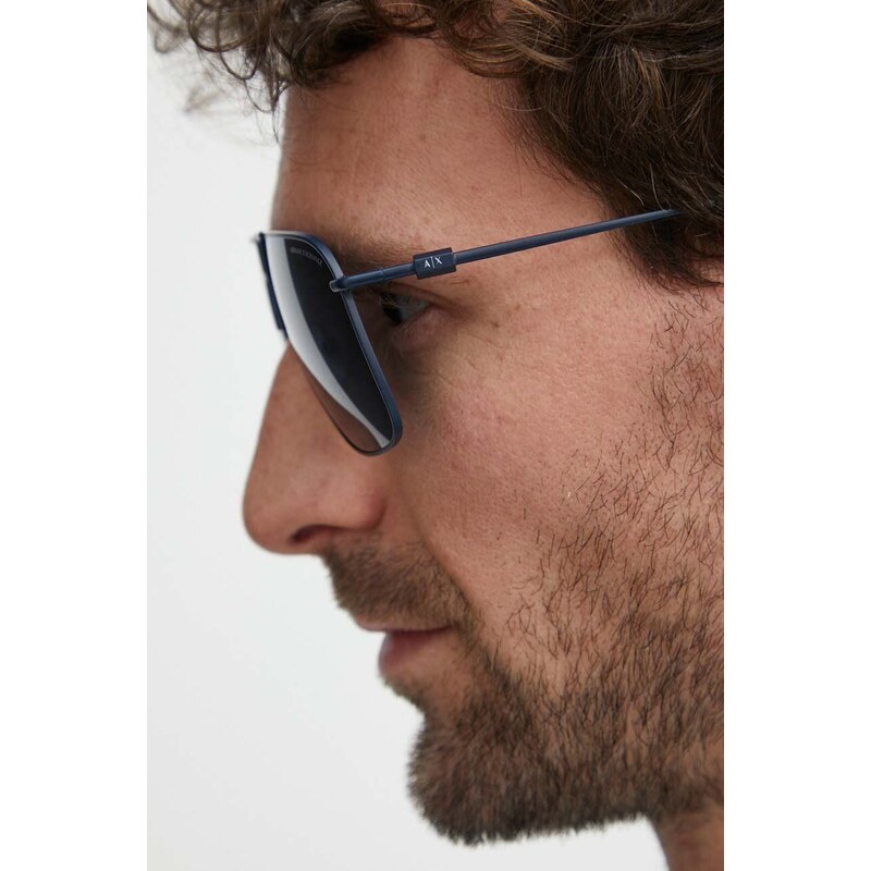 Слънчеви очила Armani Exchange в тъмносиньо 0AX2050S