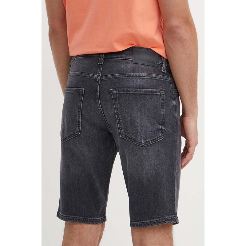 Дънков къс панталон Boss Orange в сиво 50513498