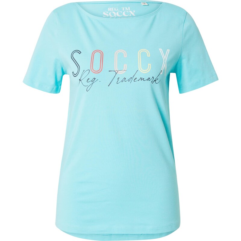 Soccx Тениска синьо / пъстро