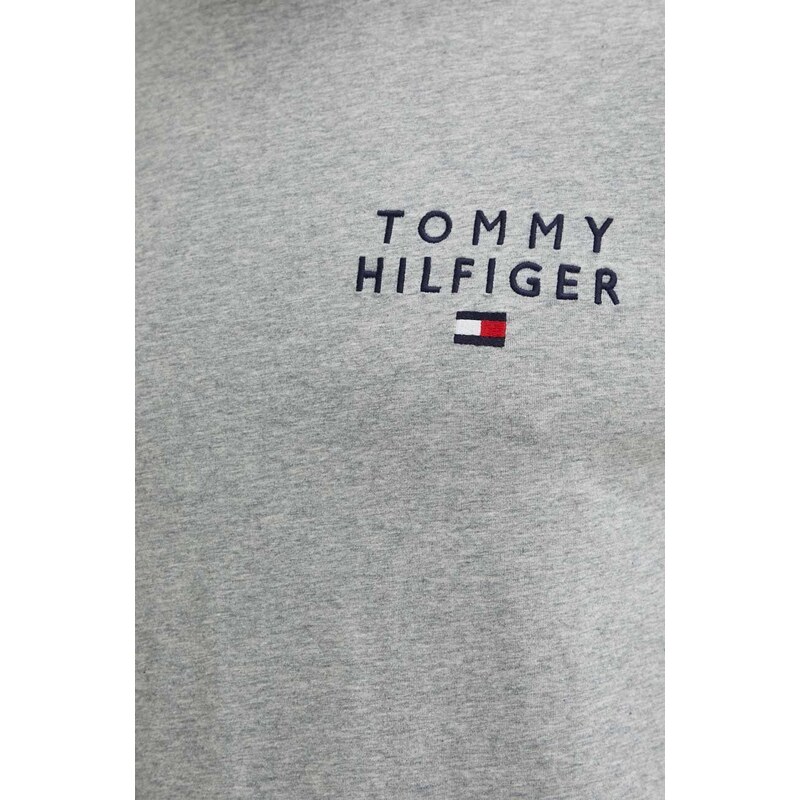 Пижама Tommy Hilfiger мъжка в сиво с десен UM0UM03171