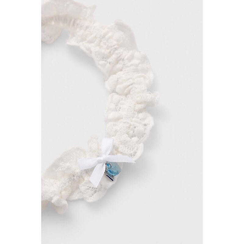 Жартиер Rotate Lace Bow Garter в бяло 112185857