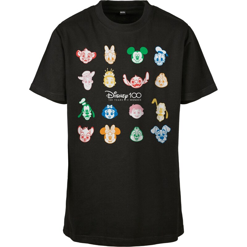 Mister Tee Disney 100 Faces Tee Kids T-Shirt Black
