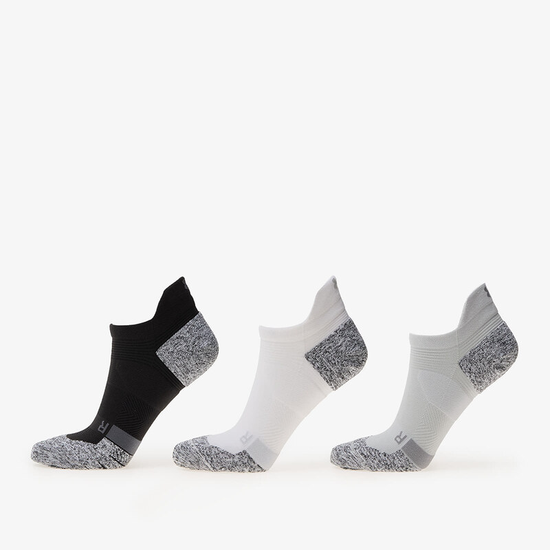 Under Armour D Pro No Show Socks 3-Pack Black M
