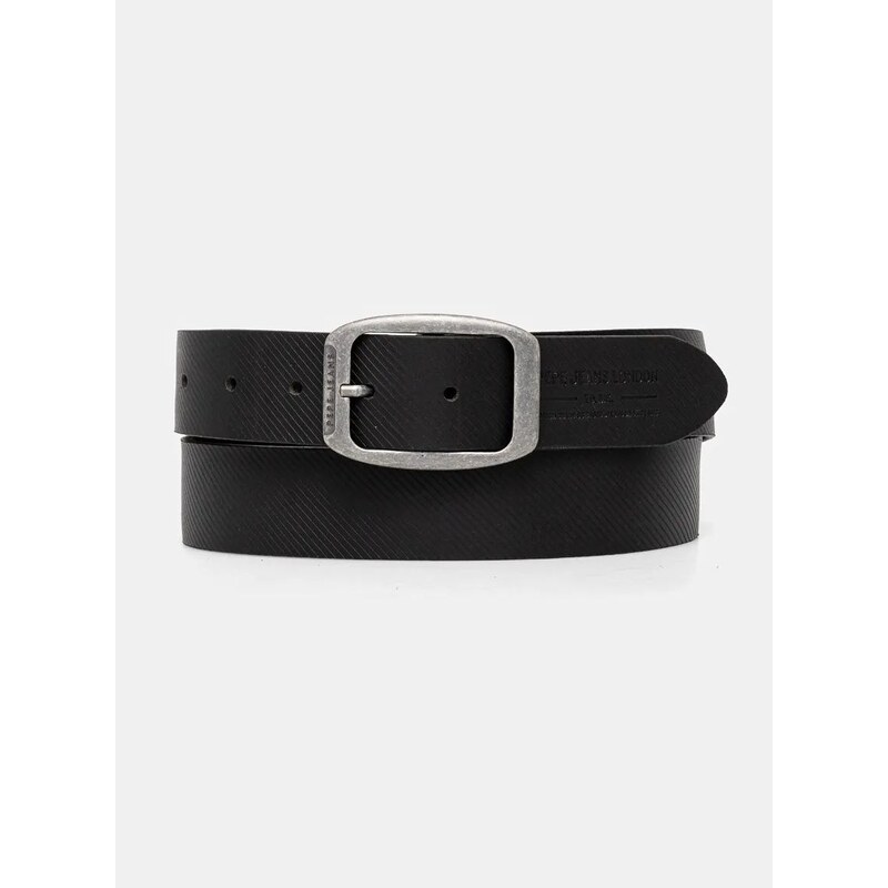 Кожен колан Pepe Jeans WADE BELT мъжки в черно PM021025
