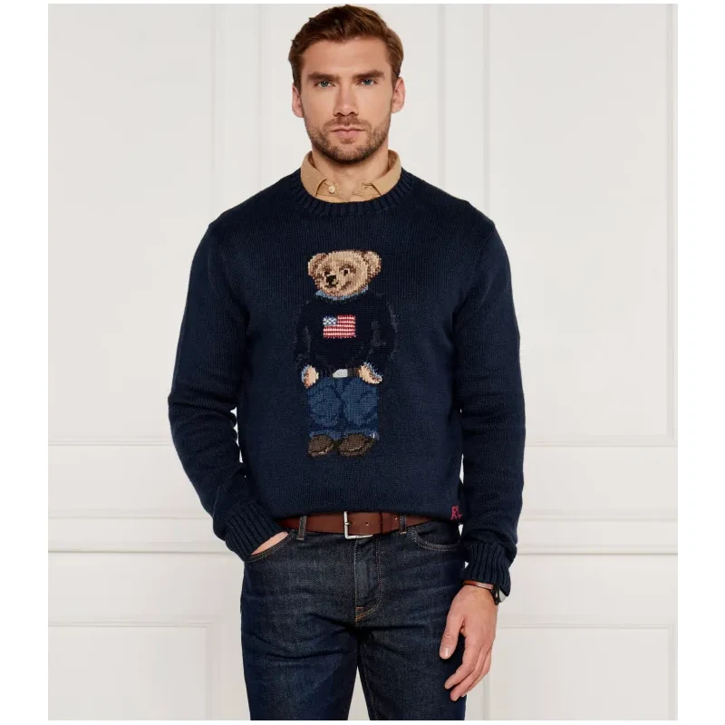 Polo Ralph Lauren Пуловер Regular Fit с добавка лен Glamibg 
