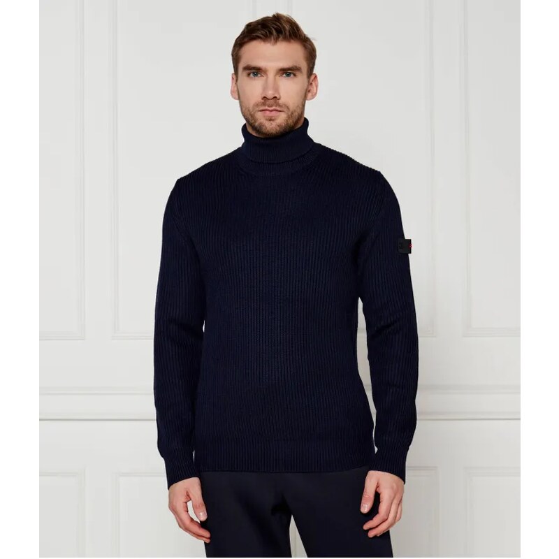 Peuterey Блуза с поло яка EVROS 01 | Regular Fit | с добавка вълна