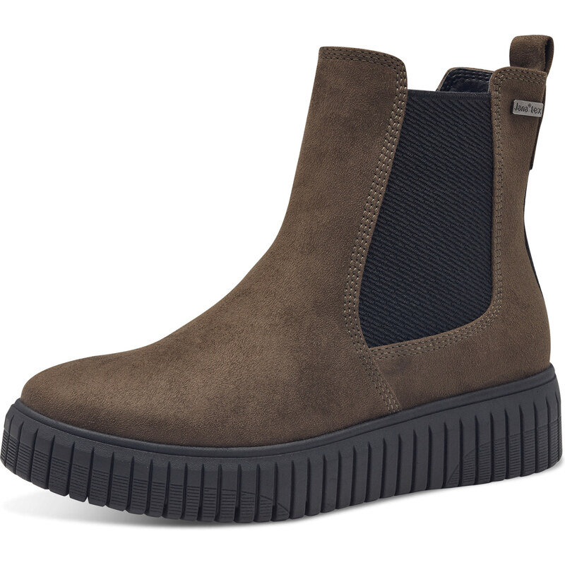 Jana Shoes Дамски боти JANA TEX VEGAN ширина-H/ КАКИ