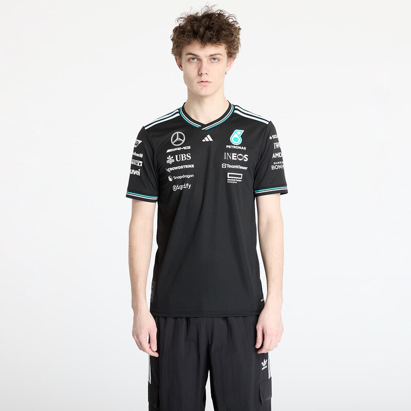 adidas Originals Джърси adidas x Mercedes Amg Petronas Formula One Team Driver Authentic Jersey Black/ Black/ White L