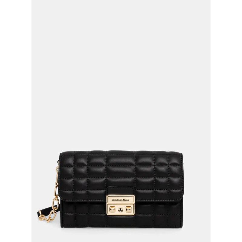 Кожен клъч MICHAEL Michael Kors в черно 32S4G2RC9L