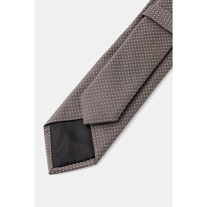 Копринена вратовръзка HUGO в кафяво 50545444