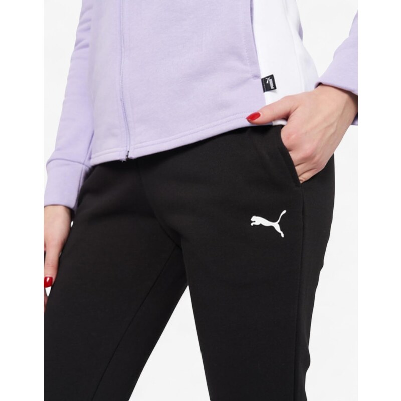 PUMA Classics Hooded Tracksuit Purple/Black