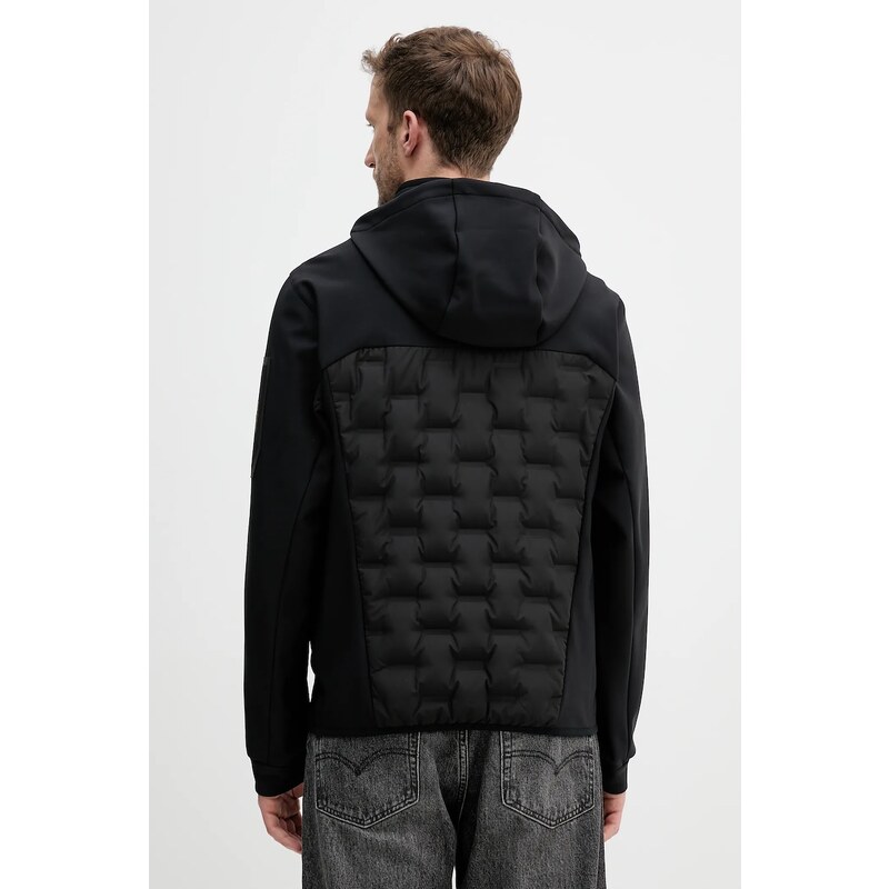 Пухено яке BOSS Green J_T-Down Hybrid HD в черно преходен модел 50541045