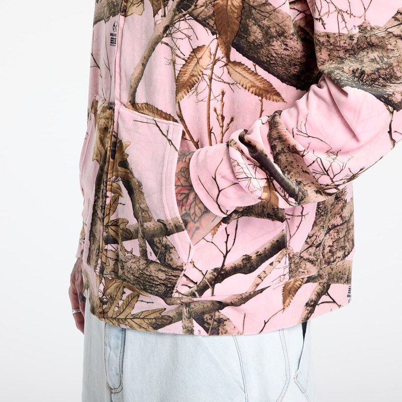 Суитшърт PLEASURES Realtree Velour Hoodie Pink Edge XXL