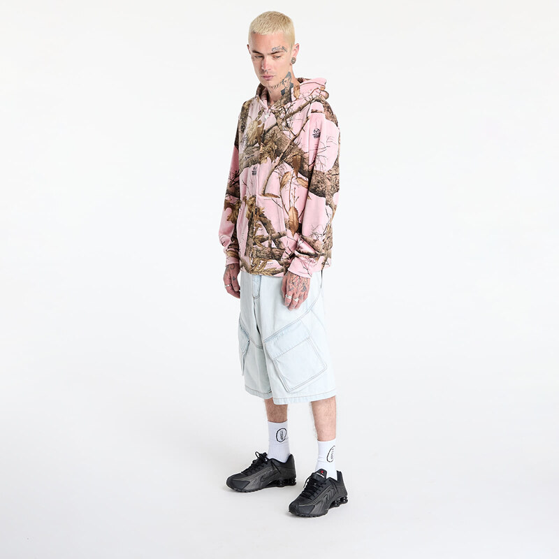 Суитшърт PLEASURES Realtree Velour Hoodie Pink Edge XXL