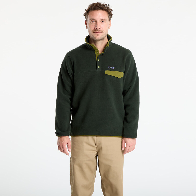 Суитшърт Patagonia M's LW Synch Snap-T P/O Old Growth Green M
