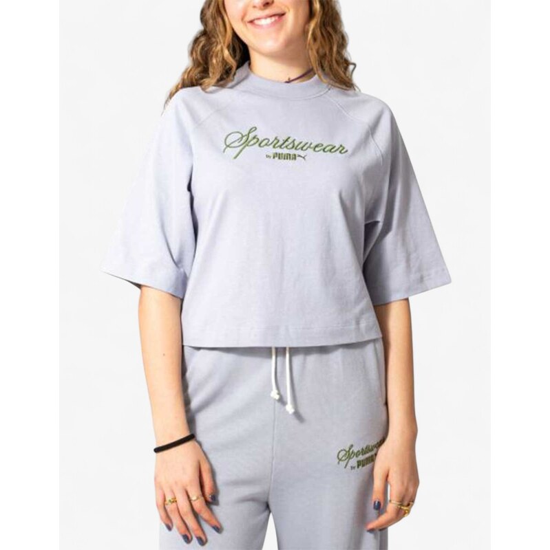 PUMA Classic Oversized Tee Grey