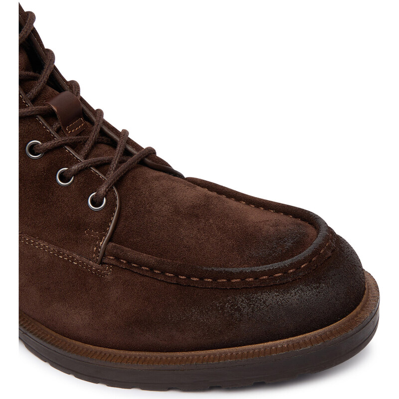 Зимни обувки Tommy Hilfiger Cleated W Moc FM0FM05599 Кафяв