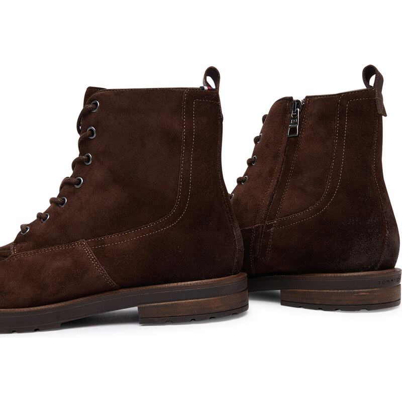 Зимни обувки Tommy Hilfiger Cleated W Moc FM0FM05599 Кафяв