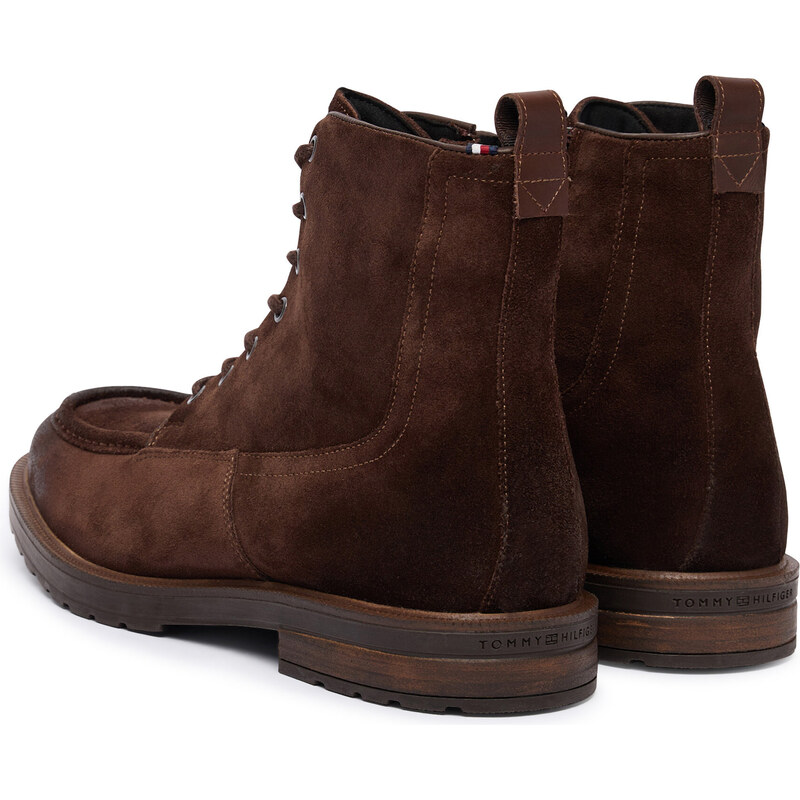 Зимни обувки Tommy Hilfiger Cleated W Moc FM0FM05599 Кафяв