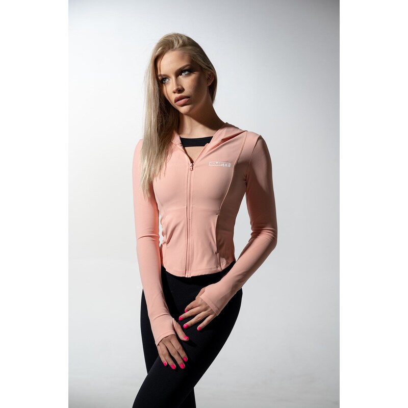 Горнище с Качулка - Розов | Премиум Серия SMFit
