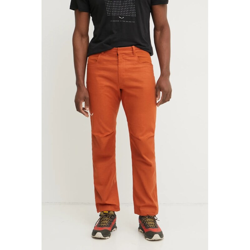 Панталон за спортове на открито Salewa Agner Hemp в оранжево 00.0000029074