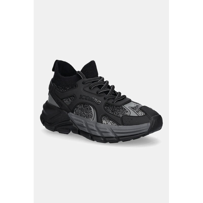 Маратонки Iceberg ICB-One мъжки в черно IUSOCK05