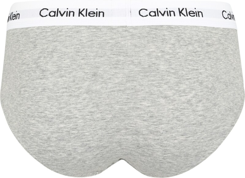Calvin Klein Underwear Слип сив меланж / черно / бяло