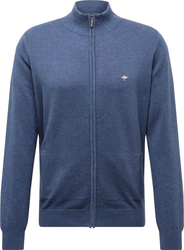 FYNCH-HATTON Плетена жилетка тъмносиньо / бяло