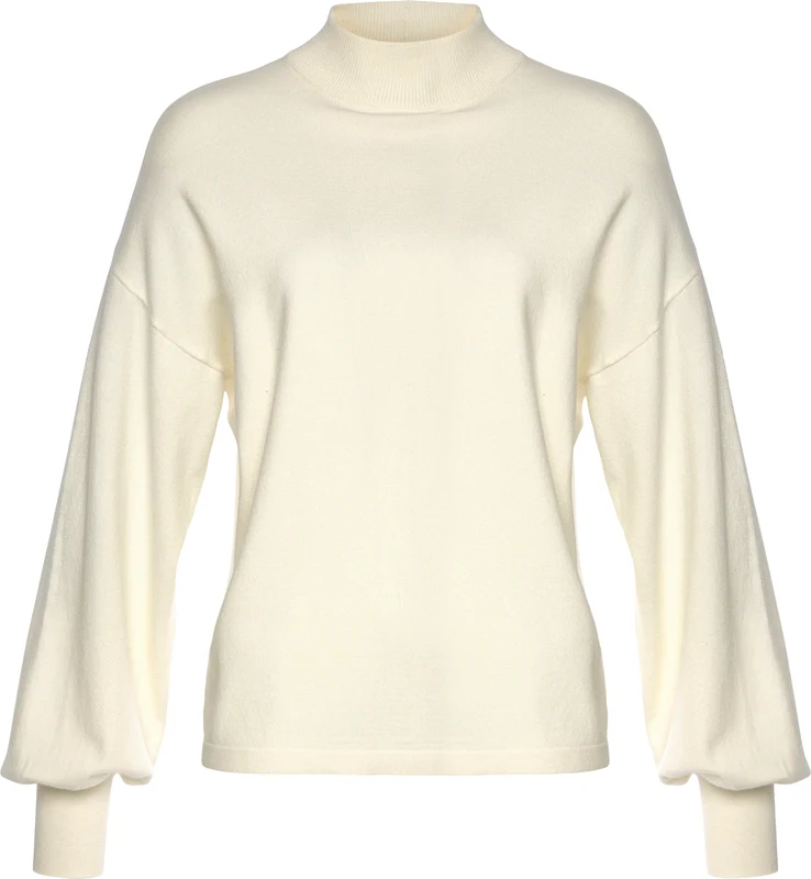 LASCANA Пуловер кремаво