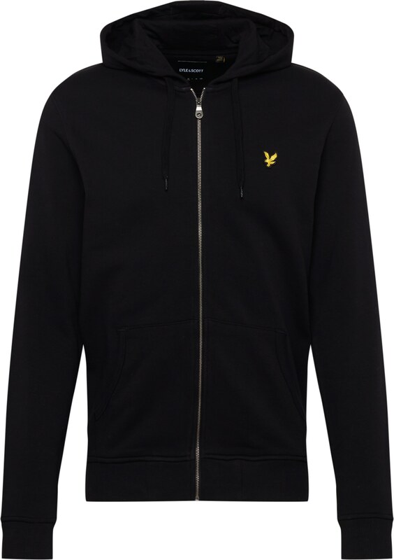 Lyle & Scott Суичъри с качулка жълто / черно