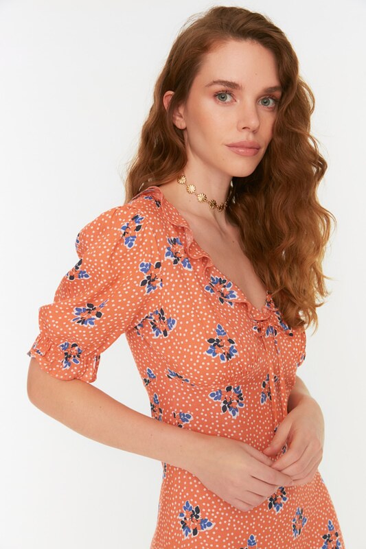 Дамска рокля Trendyol Multicolored