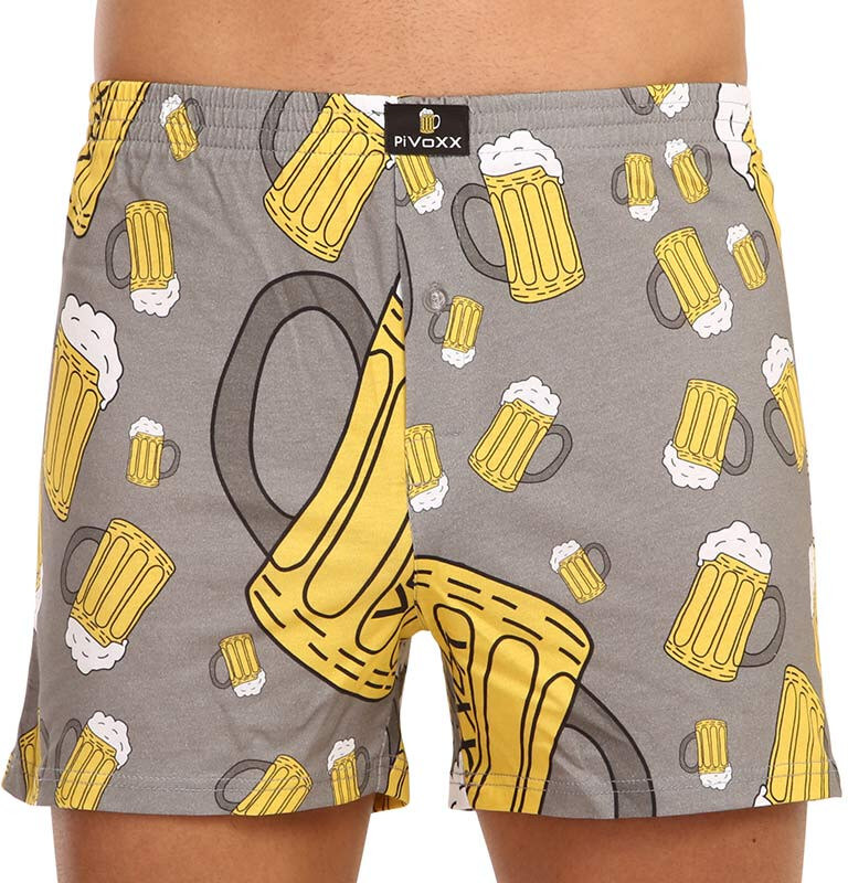 Мъжки боксерки VoXX сив (Karlos - pivo velké)