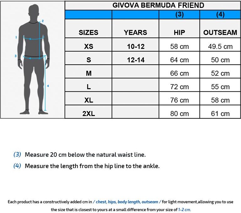 Детски Къси Панталони GIVOVA Bermuda Friend 0043