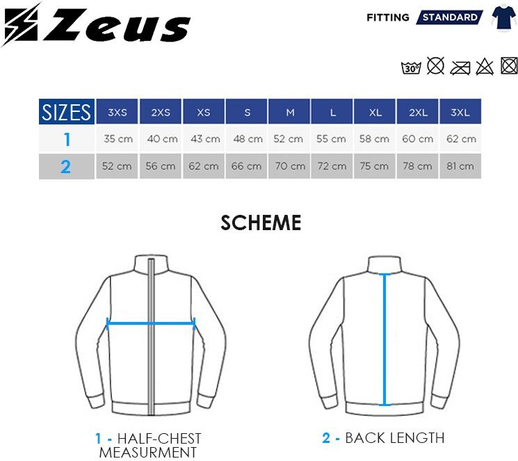 Детски Суичър ZEUS Giacca Enea Royal